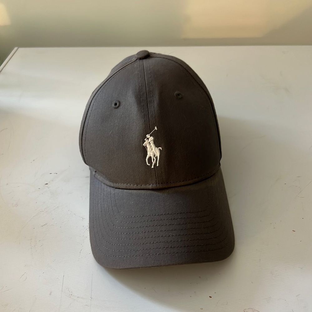 Gray Polo Hat